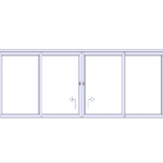 Scorrevole 4 ante standard