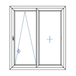 Scorrevoli 2 ante ( fisso DX)
